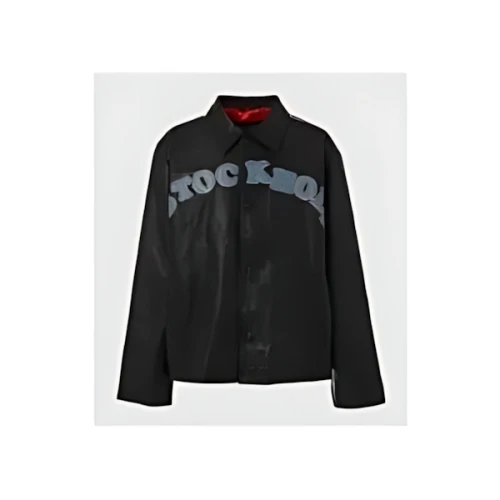STOCKHOLM SURFBOARD CLUB Coach Leather Jacket