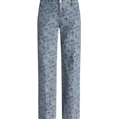 ETRO ジャカード ストレートジーンズ