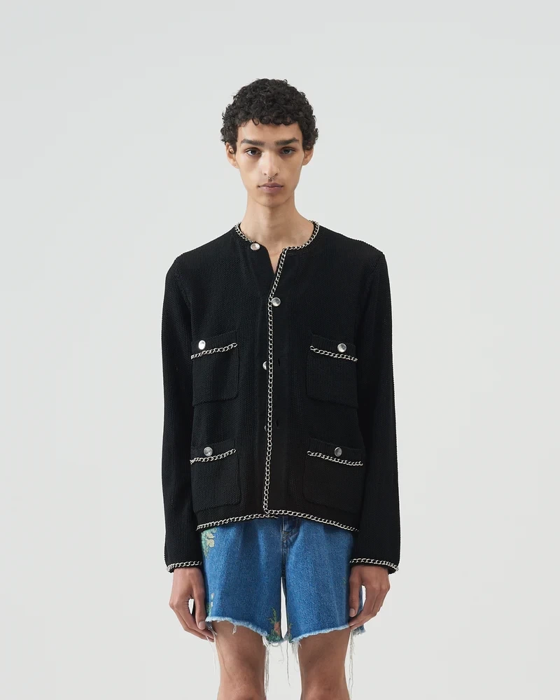 BED j.w. FORD Chain Knit Cardigan