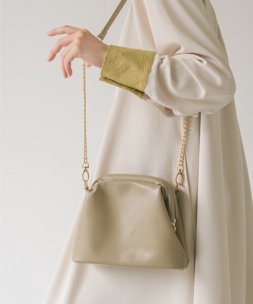 idem gamaguchi shoulder bag/がま口ショルダーバッグ