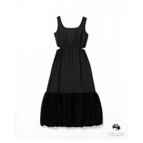 VIS 【AUDREY HEPBURN COLLECTION BY JUN】ウエストカッティングワンピース