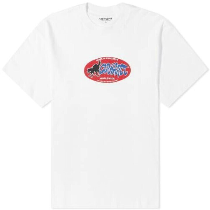 CARHARTT WIP CAT STICKER T-SHIRT