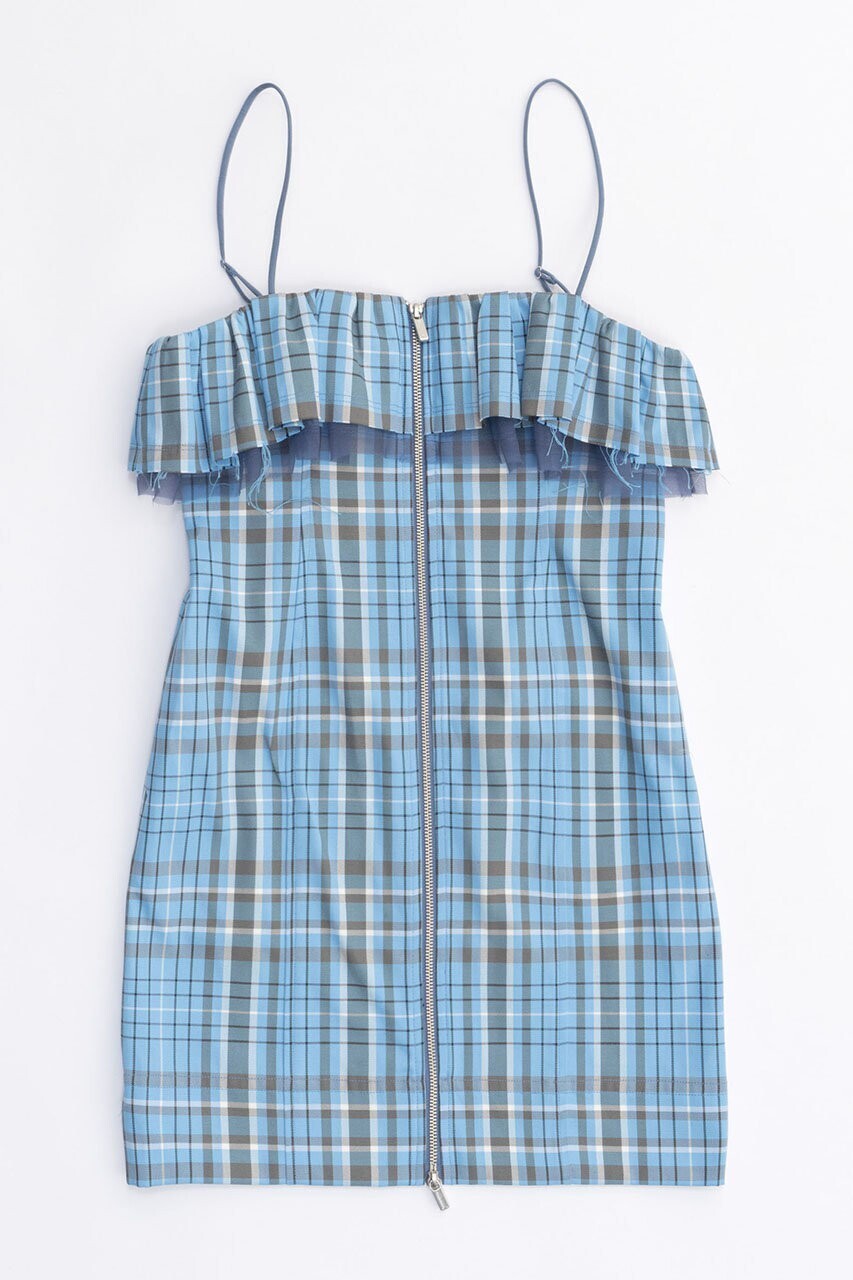 MAISON SPECIAL Check Camisole Mini Dress/チェックキャミミニワンピース