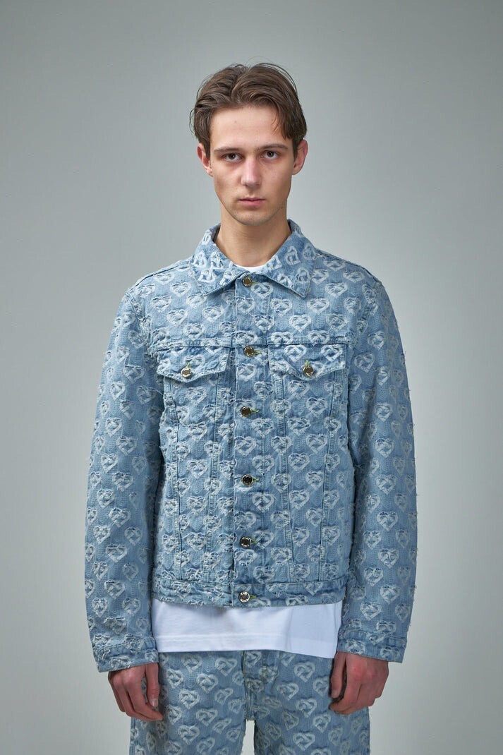 CASABLANCA Jacquard Denim Jacket