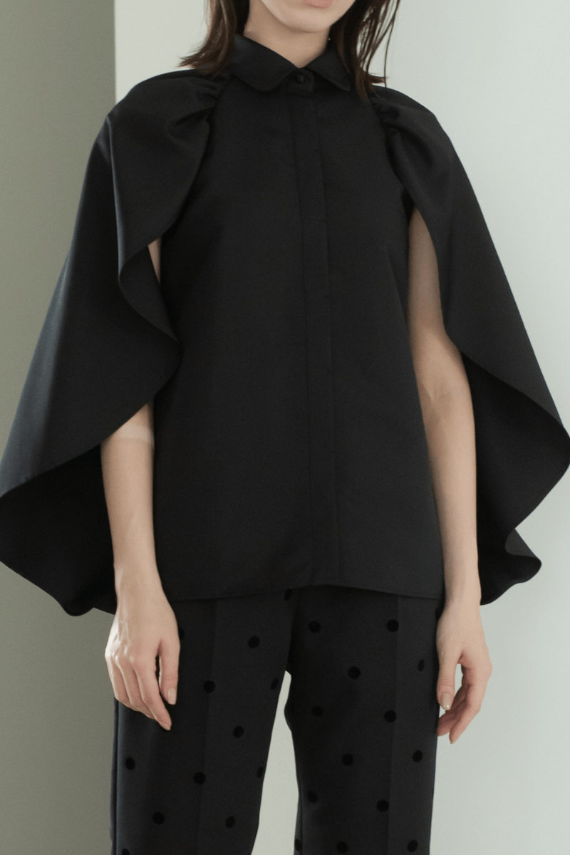 maison de Dolce. ペタロブラウス【black】