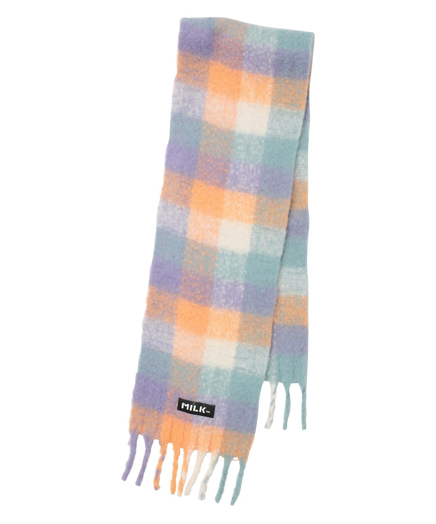 MILKFED. BIG PLAID STOLE