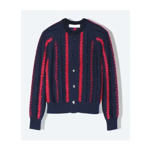 TOGA STRIPE KNIT CARDIGAN