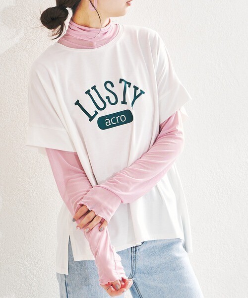 acro カラーロゴTシャツ