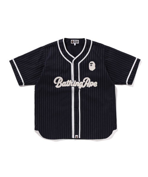 A BATHING APE A BATHING APE BASEBALL SHIRT