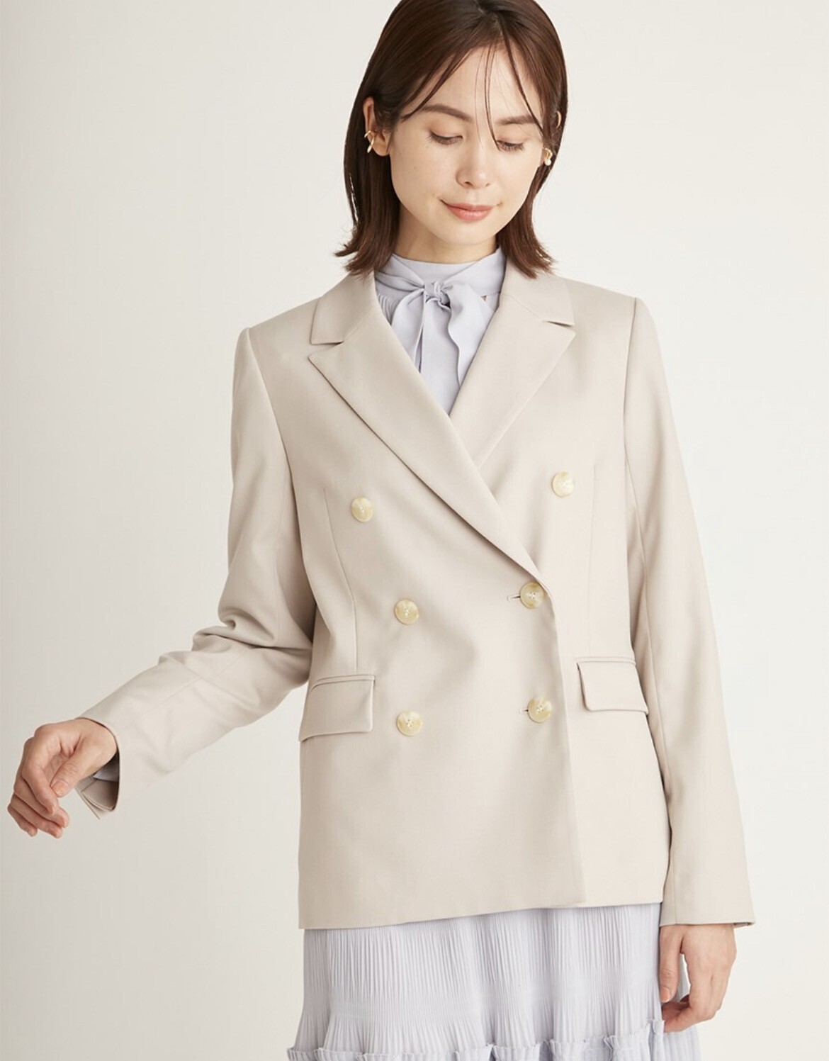 SNIDEL Sustainableダブルジャケット