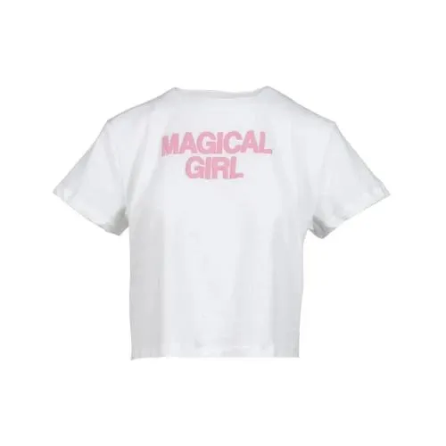 Ashley Williams WHITE CROPPED T-SHIRT