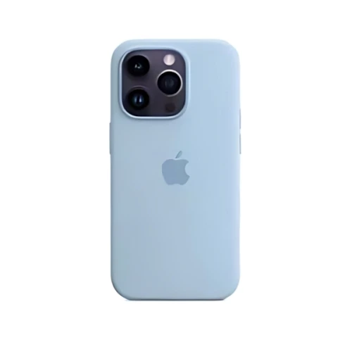 Apple MagSafe対応iPhone 14 Proシリコーンケース - スカイ