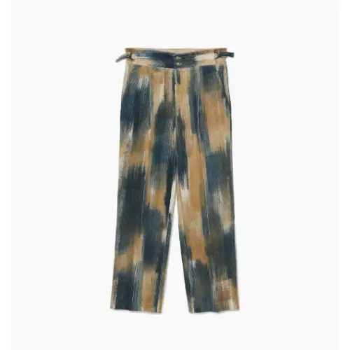 IRENISA ONE TUCKS STRAIGHT PANTS