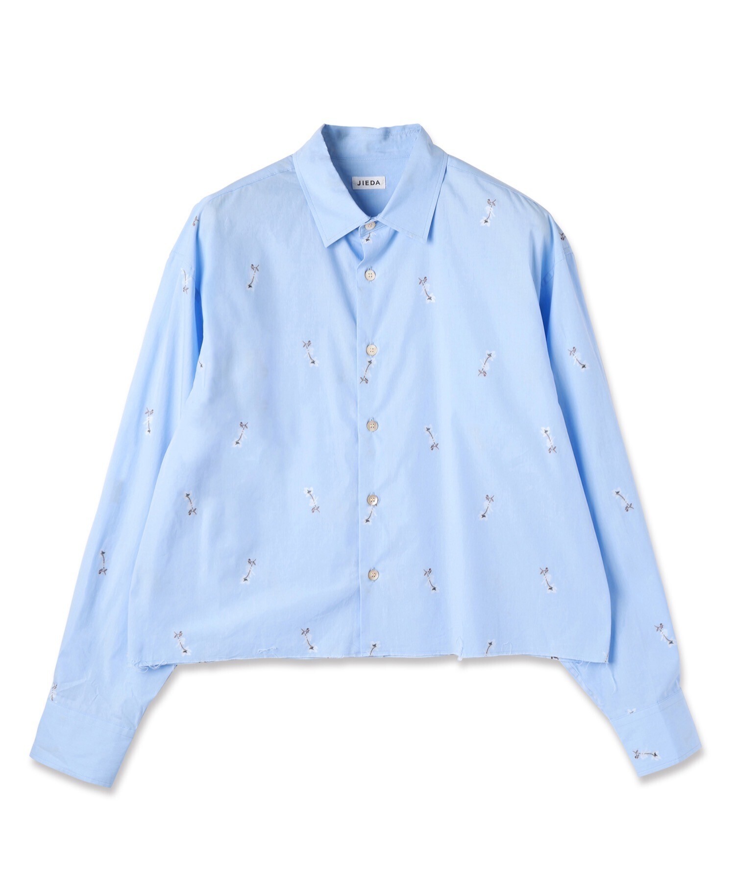 Jieda BONE FLOWER SHORT SHIRT