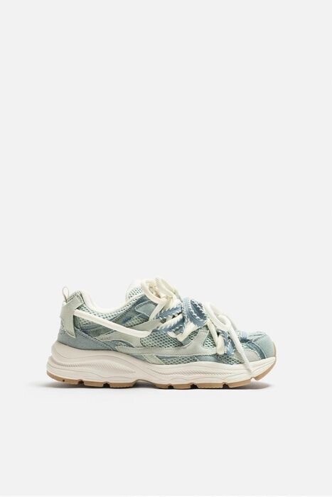 ZARA マルチレーススニーカー ブルー