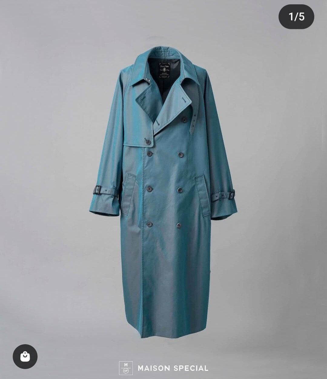 MAISON SPECIAL Prime Over Gabardine Trench Coat
