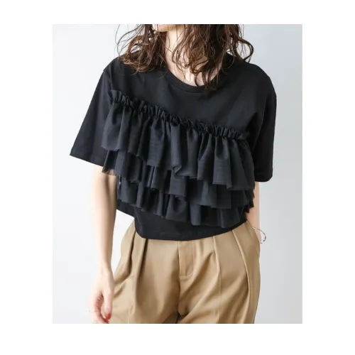 La-gemme フリルチュールTシャツ