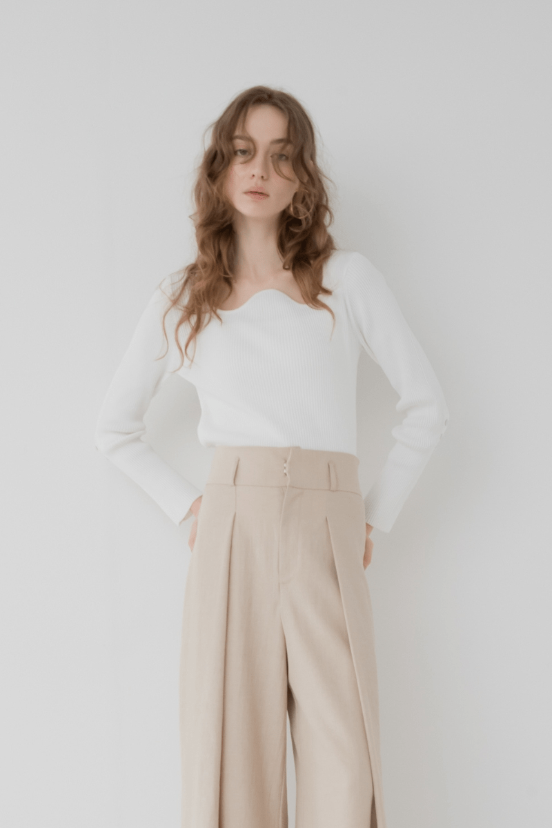 maison de Dolce. ligne knit/white