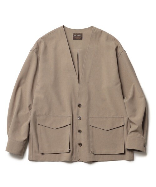 MR.OLIVE ウェザークロス / ロングスリーブ カーディガンシャツ