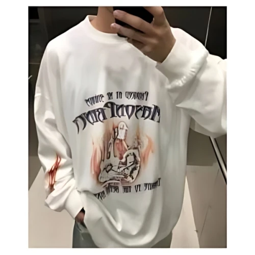 M.P Studios ビッグシルエットヴィンテージ加工MPオリジナルバンドツアーロンTEE
