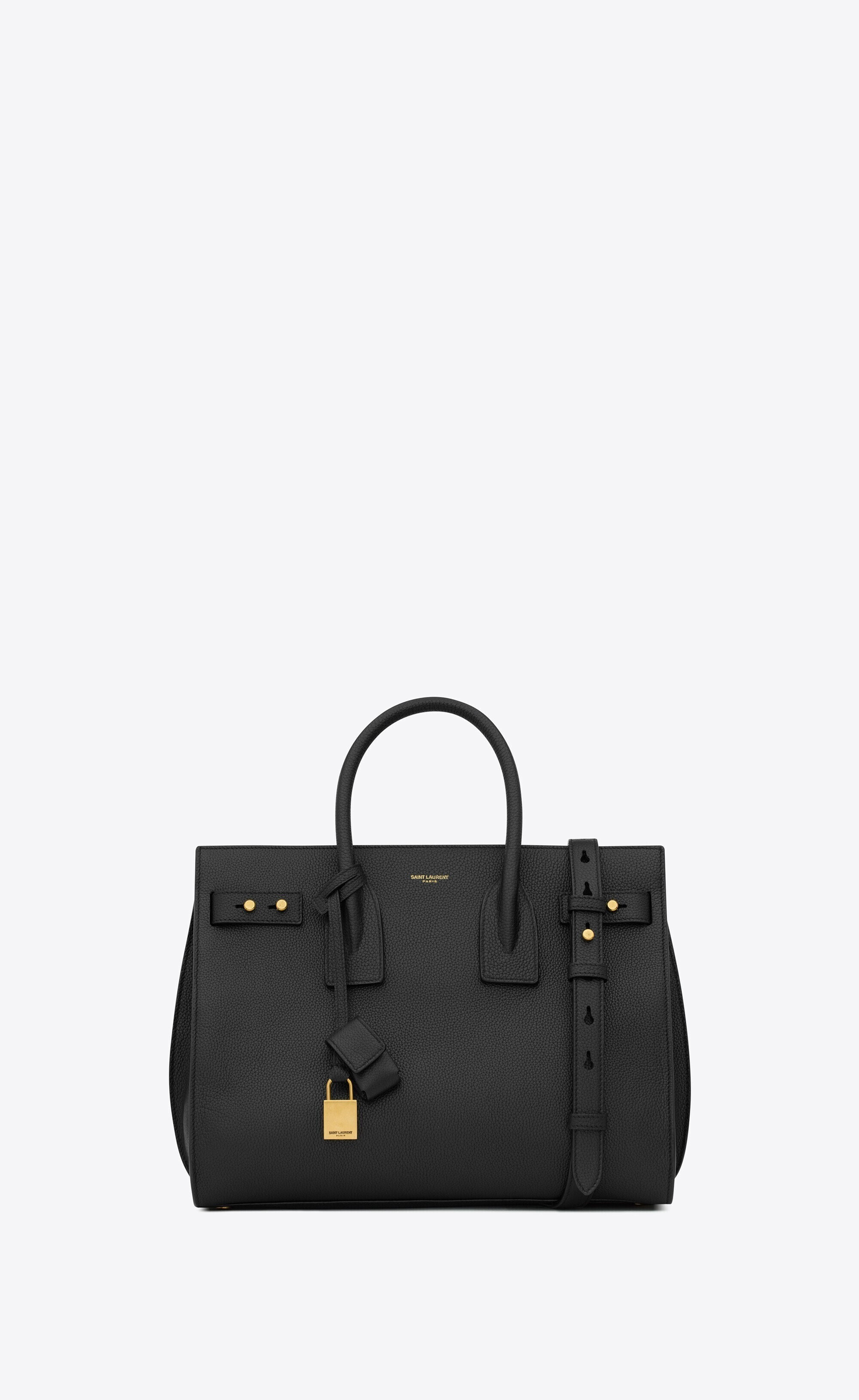 SAINT LAURENT グレインレザー製 サックドジュール ソフト スモール