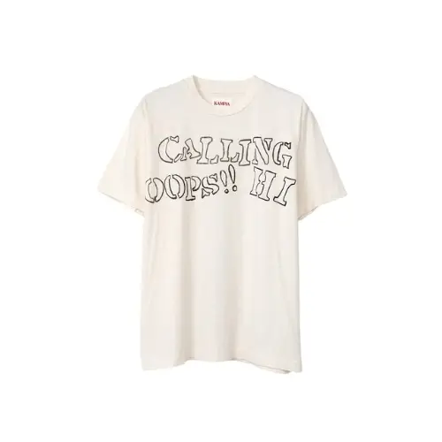KAMIYA CALLING' Printed Bleach T-shirt
