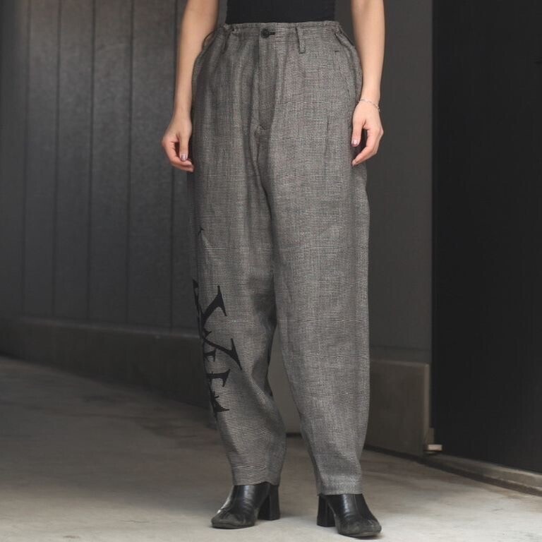 Yohji Yamamoto 千鳥YY柄ヒモP