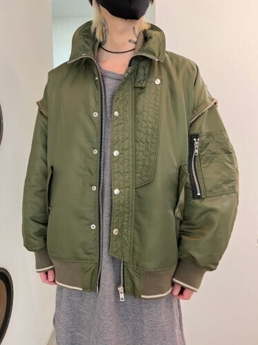 A.F ARTEFACT Cut Off Combi Padded MA-1
