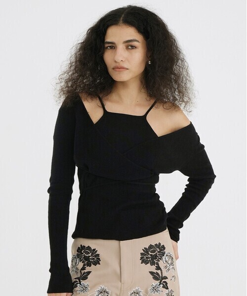 CLANE CAMISOLE SET CACHECOEUR KNIT TOPS