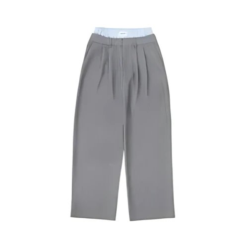 ACLENT Boy friend layered slacks