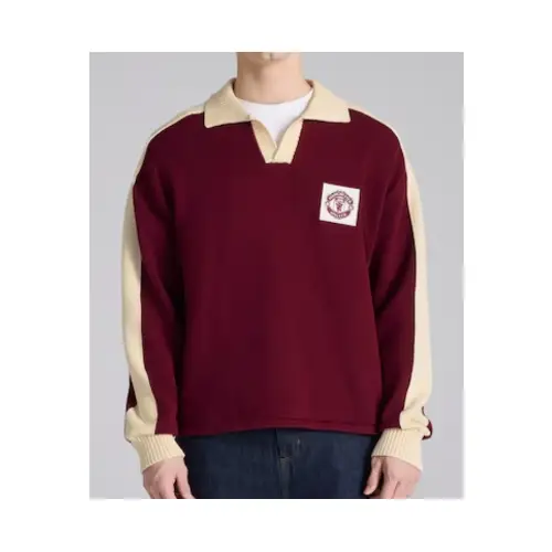 Manchester United Theatre of Dreams Knitted Polo Shirt
