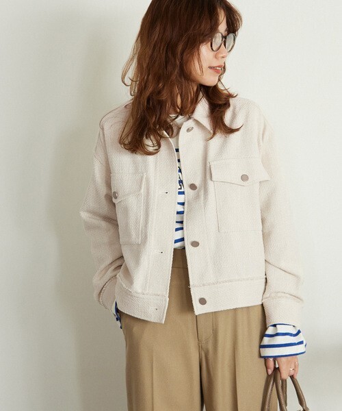 JOURNAL STANDARD relume MIXツイードボクシージャケット