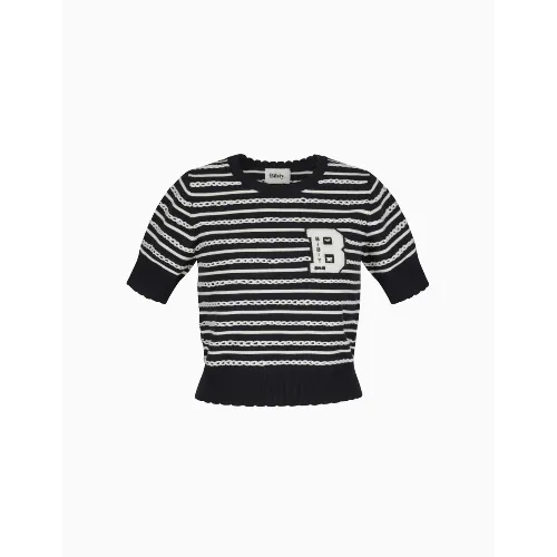 Bibiy. B. BORDER LOCK KNIT