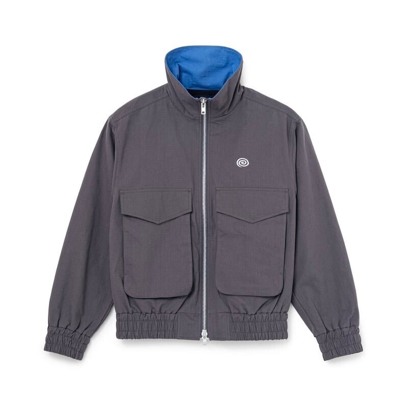 SOL soonerorlater COTTON RIPSTOP UTILITY JACKET / GRAY