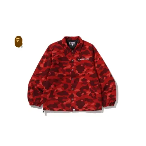 A BATHING APE COLOR CAMO COACH JACKET