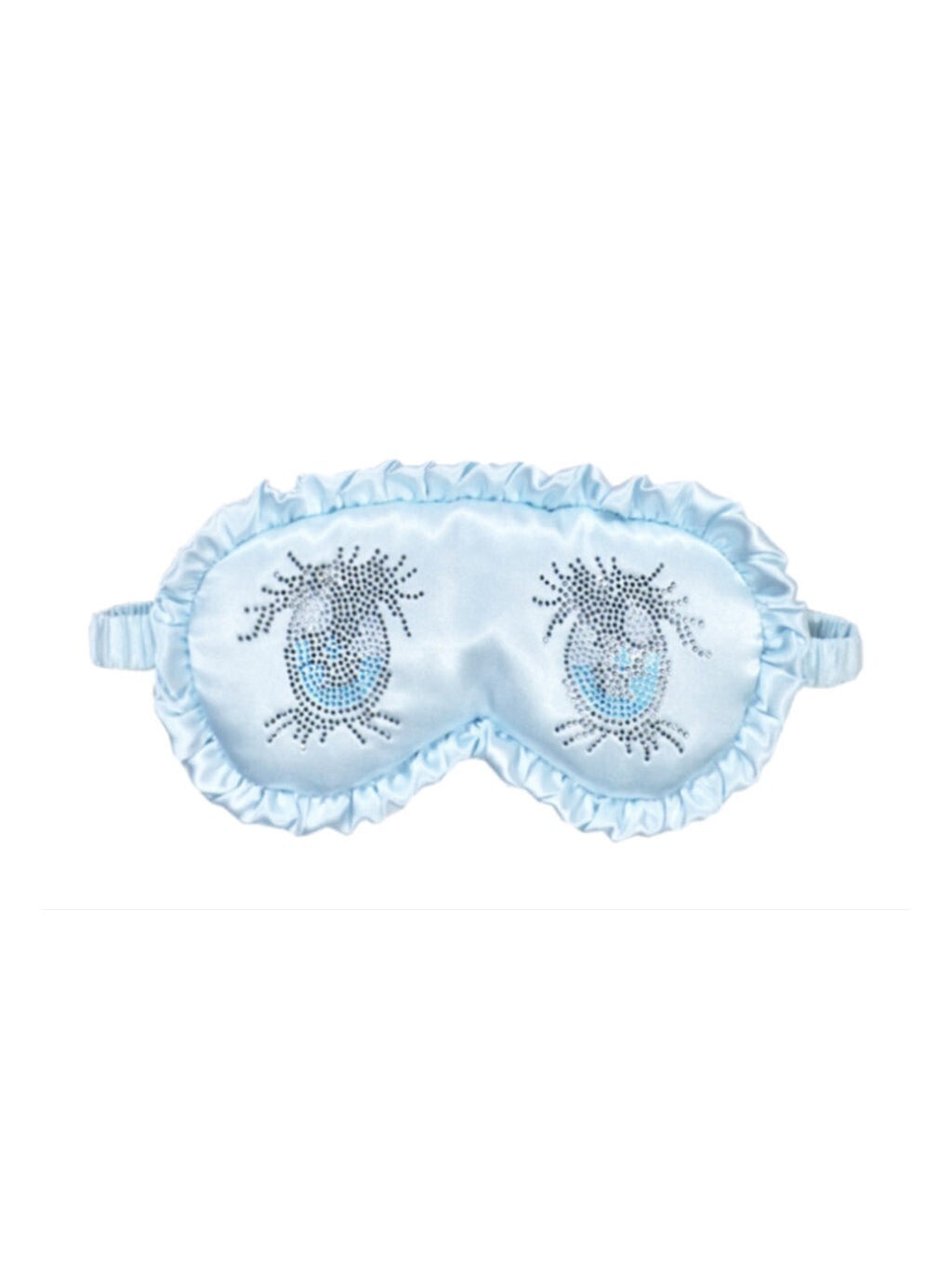nit alcove Rhinestone Polka Dot Eye Mask
