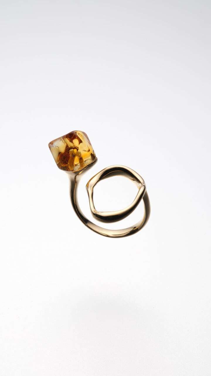 NOMG citrine primitive ring 001