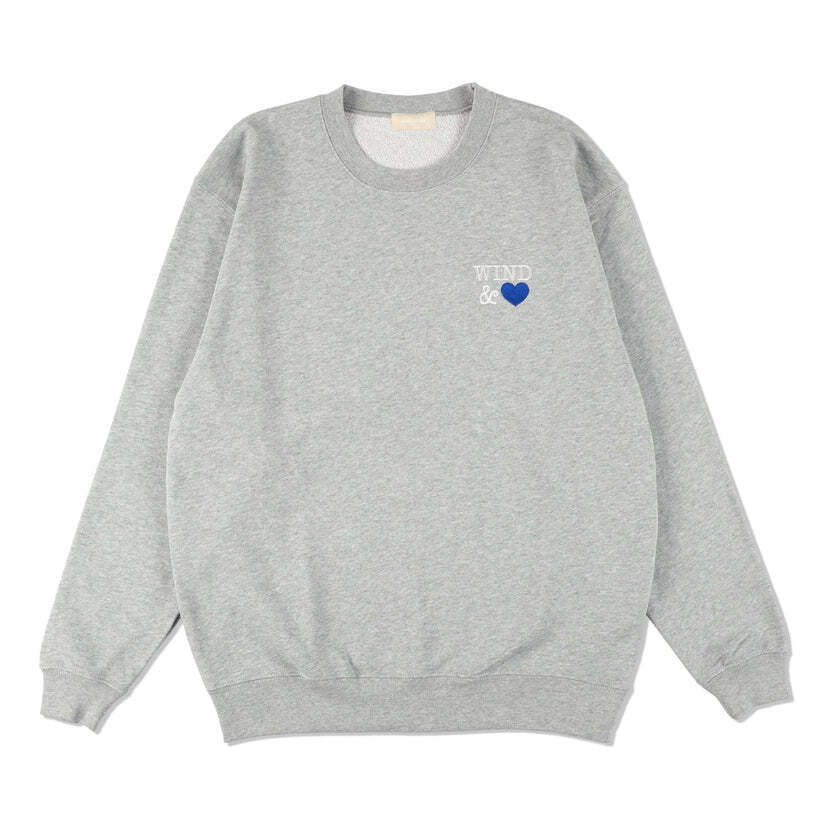 Wind And Sea Crewnwck Sweat Shirt(Heart)