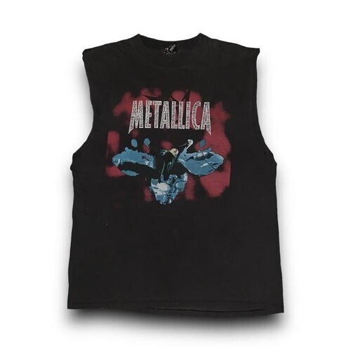 Vintage ヴィンテージ Metallica リロード チョップド T/X-ラージ/1990S