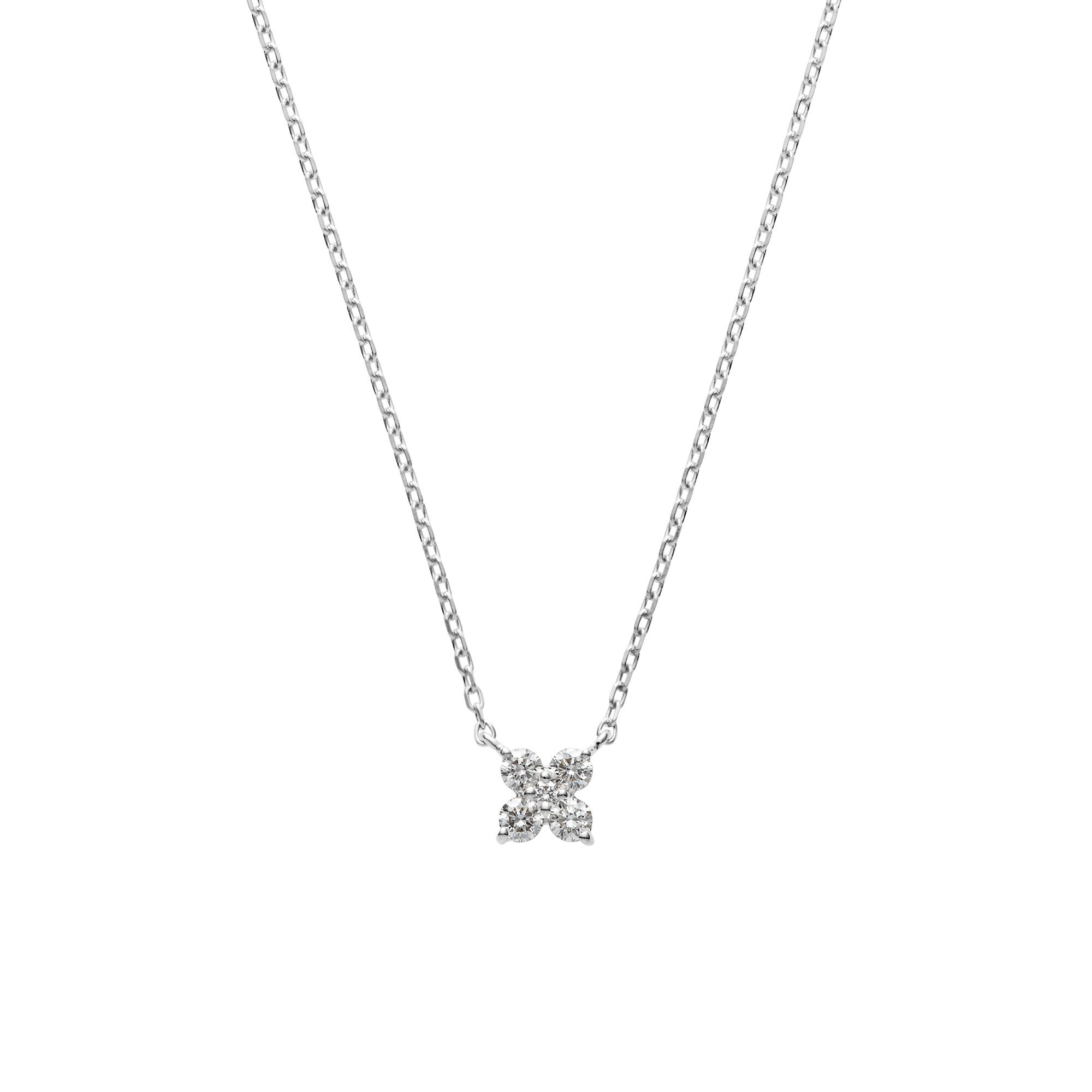 Vendome Aoyama ダイヤモンド カローラ ネックレス 0.10ct