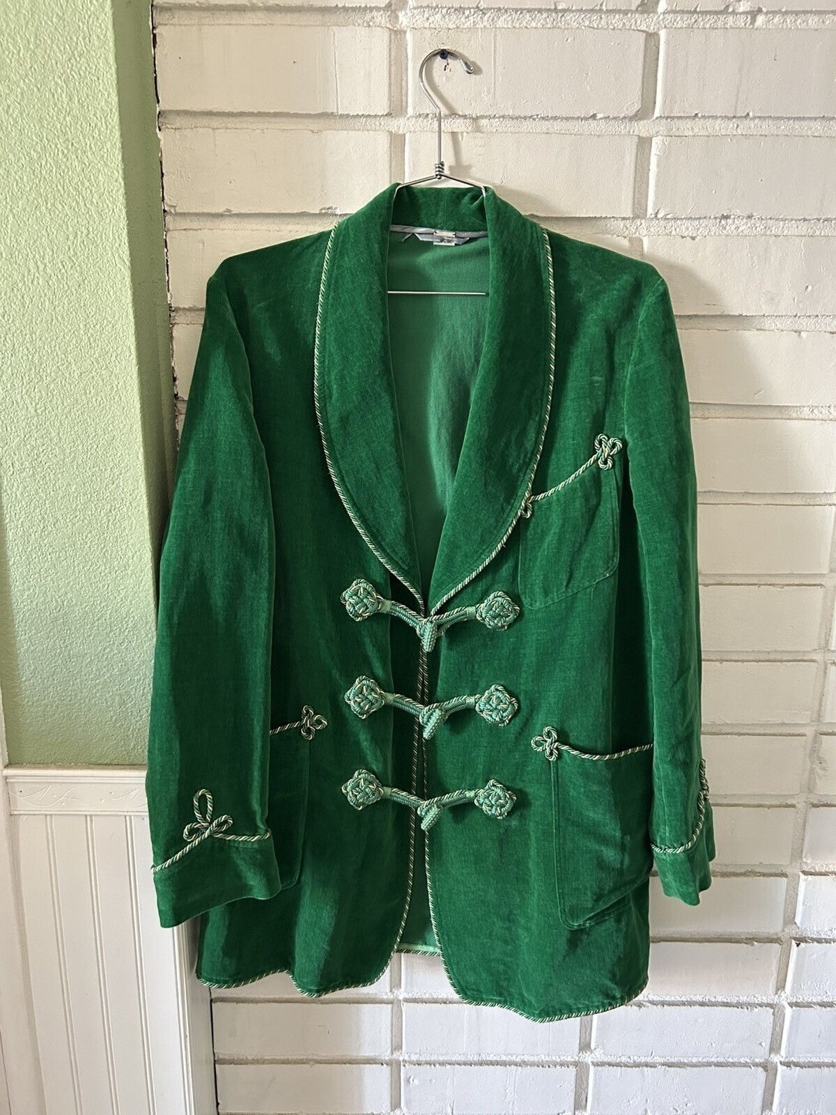 GUCCI Velour Paramount Smoking Jacket