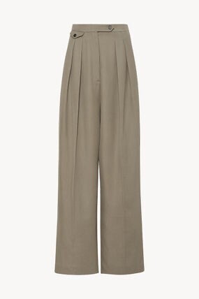 THE Row Marcellita Pant バージンウール ハイウエスト パンツ
