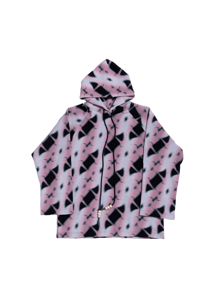AMORPHIA TOKYO Threshold Hoodie (Fissure Pink/Black)