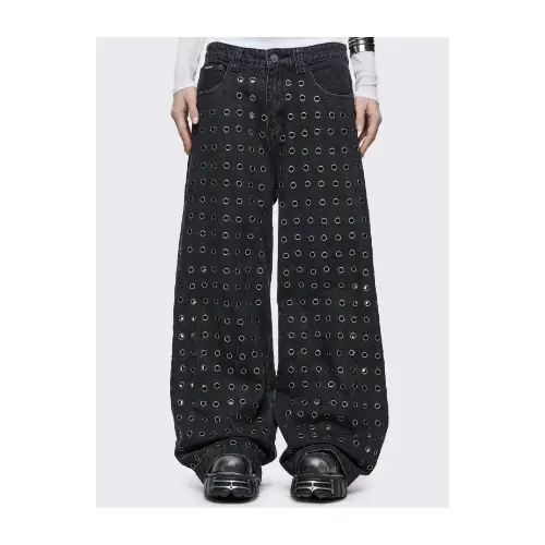 Minga London Rogue Black Baggy Jeans