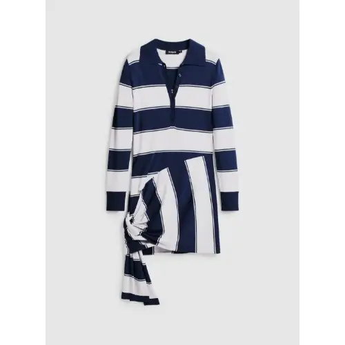 Desigual Striped polo dress
