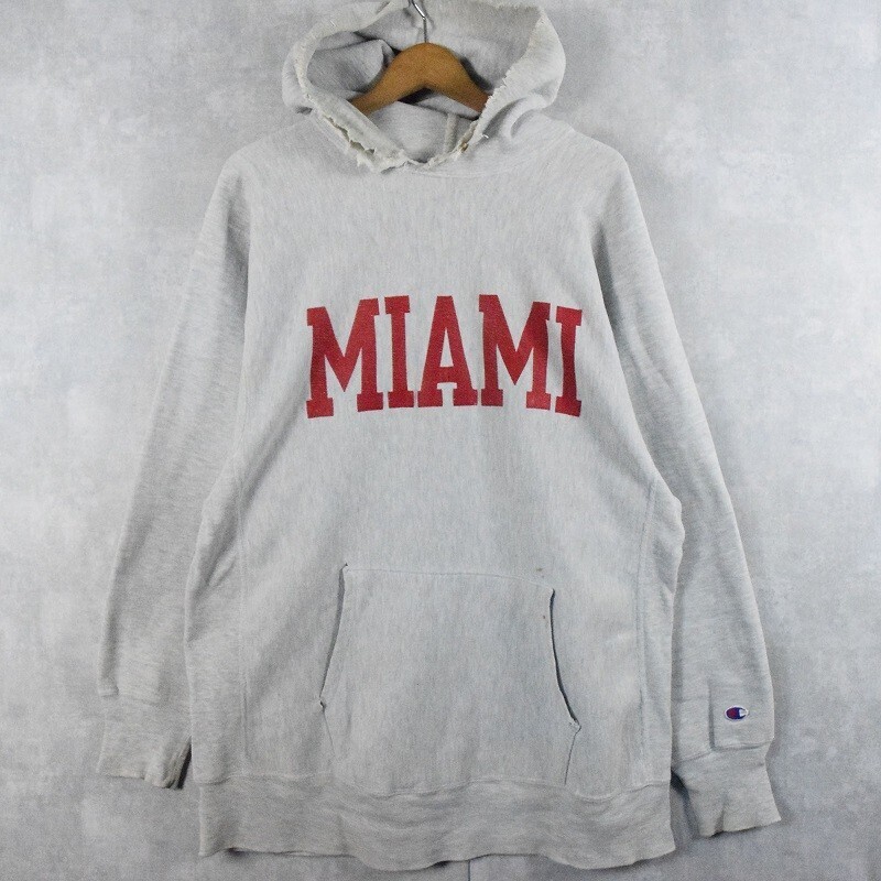 Champion 90's Champion REVERSE WEAVE "MIAMI" スウェットフーディー