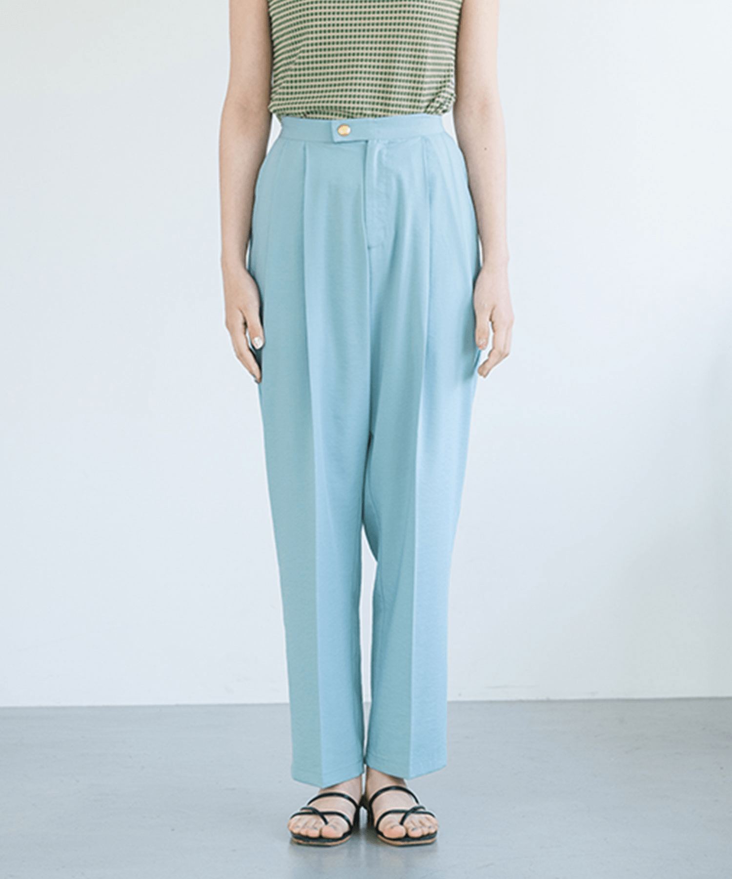 fav store 【Liilas】タックテーパードパンツ