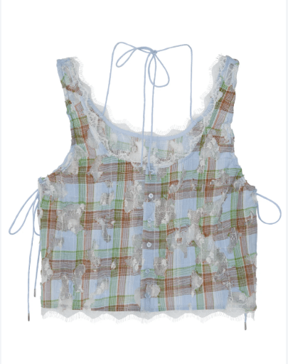 AMERI VINTAGE MEDI 2WAY MIA PUCHI N/SL BLOUSE