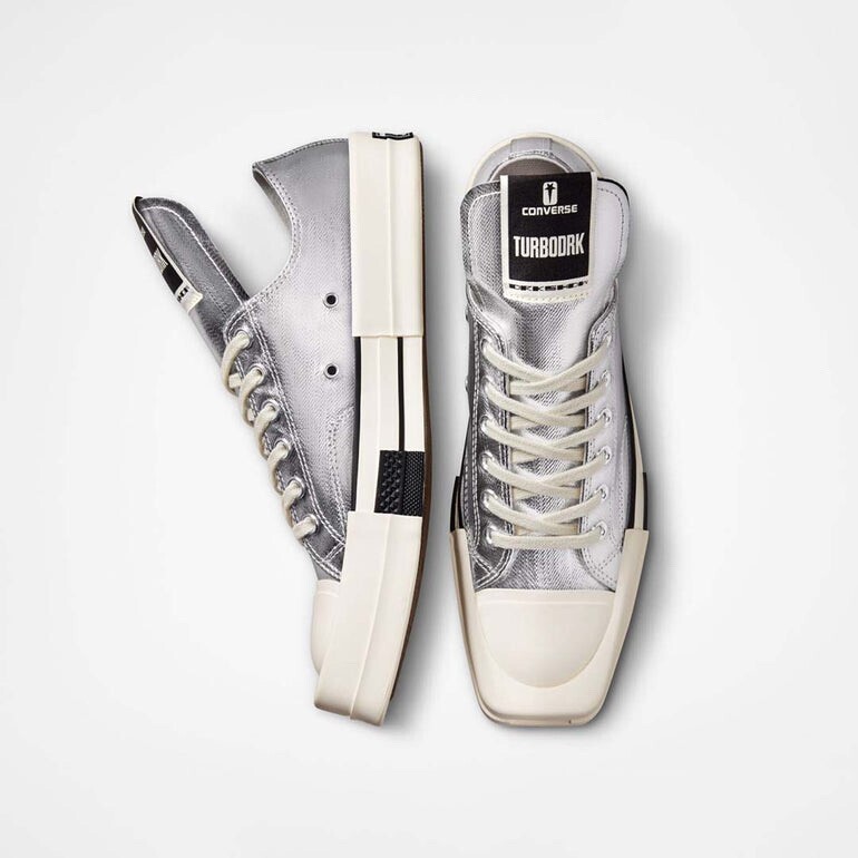 CONVERSE CT70 X DRKSHDW TURBODRK SILVER LACQUERED LOW CUT