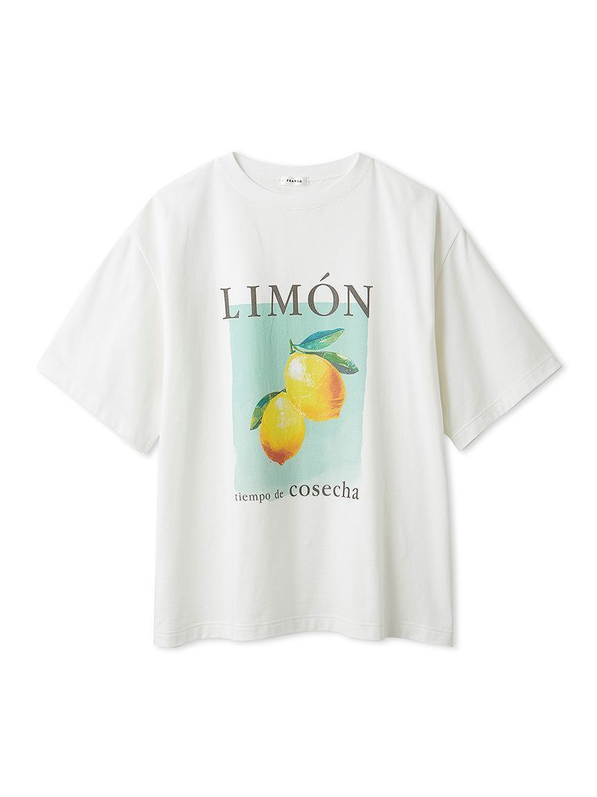 FRAY I.D フルーツプリントTシャツ／ウォッシャブル